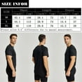 thumbnail image 6 of LANBAOSI 3 Pack Workout Running Shirts for Men Moisture Wicking Quick Dry Mesh Athletic Shirts, L, 6 of 7