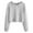 Gray, variant on Long Sleeve Shirts for Women Womens Hoodie Women's Tops, Tees & Blouses Workout Tops for Women Drawstring Crop Top Hoodie Pullover Top Blouse Long Sleeve Shirts for Women White S