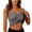 Grey, variant on LIZUOJUN Under $8 Tank Tops for Women Built-in Bra Racerback Slim-Fit Camisole Plus Size Sleeveless Casual Shirts Trendy Workout Tops For Athletic Running Gym Yoga, Black, Camisole, L