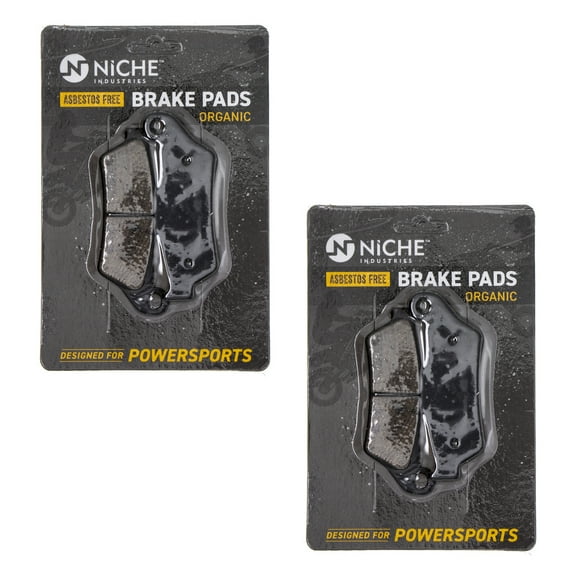 Niche Brake Pad Set for Ducati Multistrada 1200 Organic Motorcycle 2 Pack 519-KPA2488D