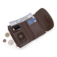 thumbnail image 5 of Wrangler Purses for Women Small Wallets Money Organizers Trifold Clutch Purse Fashion Credit Card Cash Wallet, COW-Brown, 5 of 6