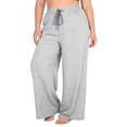 thumbnail image 6 of Bosfbaoi Plus Size Women's Pants Loose Wide Leg Pants Elastic Waist Drawstring Sweatpants with Pockets Casual Trousers, 6 of 9