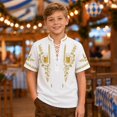 thumbnail image 2 of Cheerful Boys Tee With Festive Print And Short Sleeve Top For Kids, 2 of 4