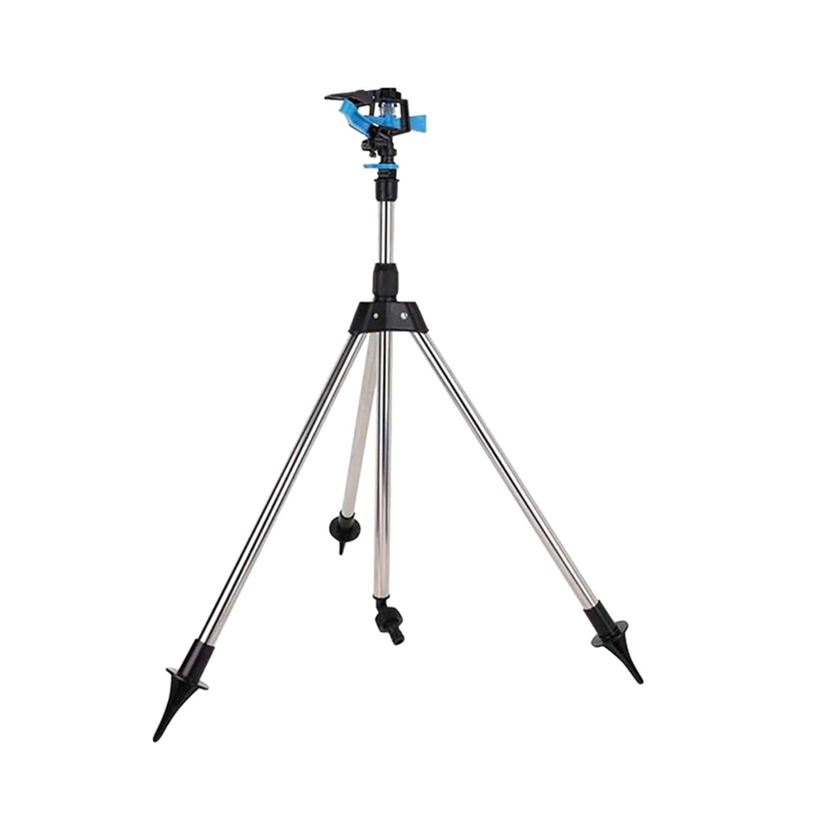 Tripod Sprinkler 1/2 Inch Impact Rotating Water Sprinkler with Adjustable Tripod Base for Garden Lawn Irrigation System Heavy Duty Watering Tool Kit Irigation&nbsp;Supplies #033B