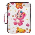 thumbnail image 2 of Haosy Accordion File Organizer Zipper Binder 500 Sheet 6-Tab Expanding File Folder Multi-Pocket 1.2 Inch 3 Ring Pretty Bears, 2 of 7