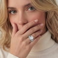 thumbnail image 4 of APSVO 18K Gold Plated Oval Wedding Rings for Women Stackable CZ Non Tarnish Thumb Eternity Promise Band Engagement Rings Set Birthday Mothers Day Jewelry Gifts Her Mom Wife Girlfriend Adults Ideas, 4 of 7
