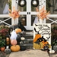 thumbnail image 2 of SM-XLHN Halloween House Flag 28x40 Inch Tis The Season To Be Spooky Double Sided Outside, Bat Pumpkin Holiday Yard Outdoor Decorative Flag, 2 of 6