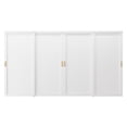 thumbnail image 3 of 144" x 80" Height Sliding Door - 1 Panel Design for Closet Door Hardware kit including, Golden Handles, 3 of 7