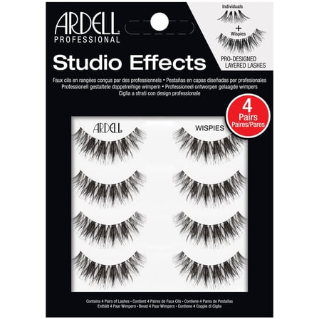 Ardell Professional Studio Effects Strip Lashes Wispies - 4 Pairs