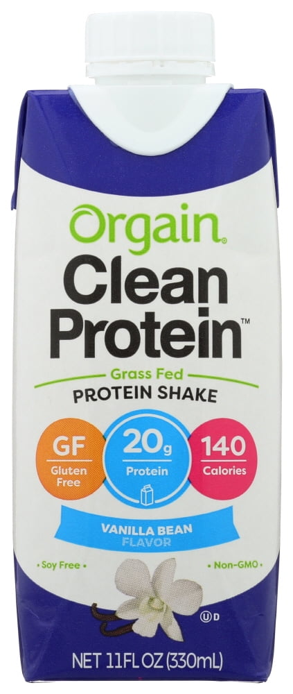 Orgain Organic Protein Shakes Vanilla Bean, 11 Fl Oz