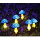 thumbnail image 1 of Lámpara de hongo para exteriores, lámpara de hongo LED solar, decoración impermeable para patio, jardín, cabezal de borde redondo, 1 of 6