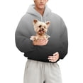 thumbnail image 7 of NMMUED Pet Carrier Hoodie Plain Hoodies for Women Pet Carrier Sweatshirt Oversized Hoodie Cat Pouch Hoodie Womens Long Sleeve Tops Sweatshirt with Dog Pouch Black XXL, 7 of 7