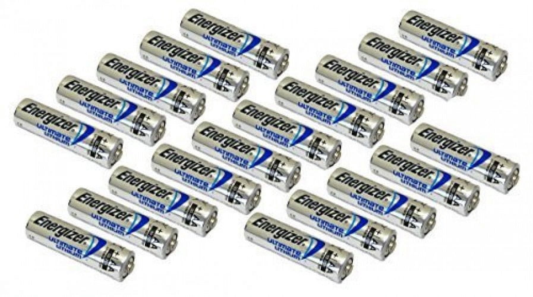 Pack of 50 Energizer L91 AA Ultimate Lithium 1.5 Volt Battery - Bulk Pack