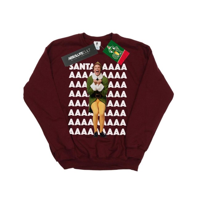 Elf Sweat-Shirt Fille Buddy Santa Scream