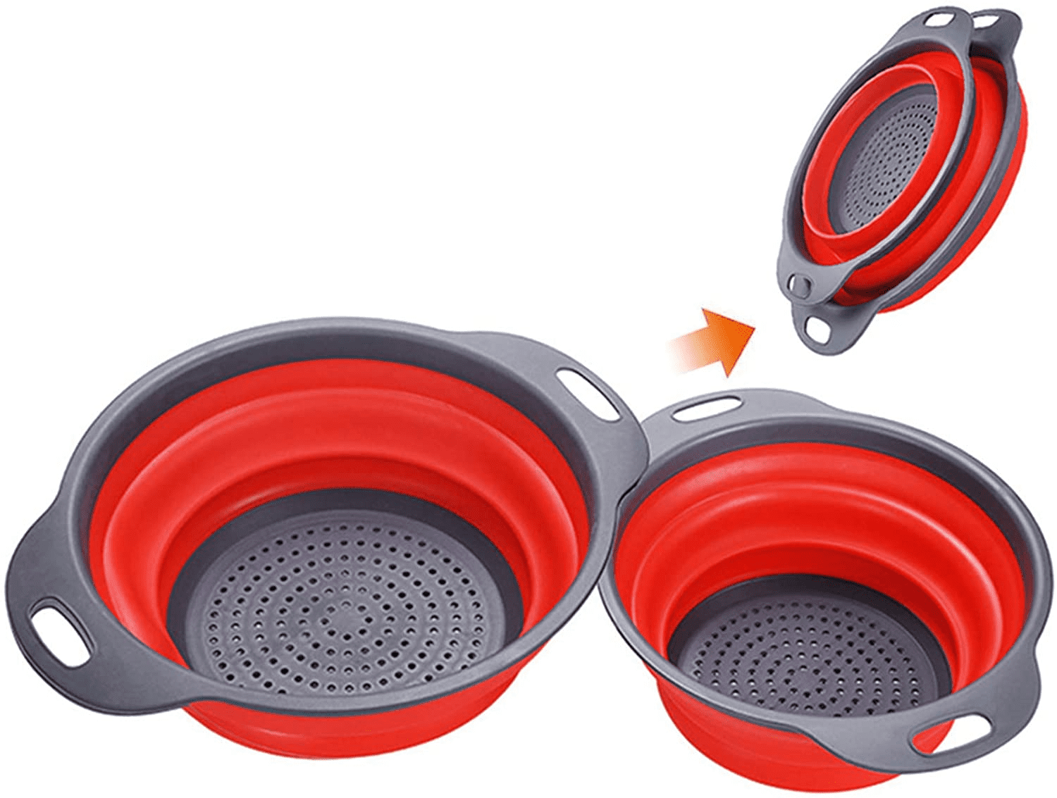 LOAZRE Colander Collapsible Folding Strainers 