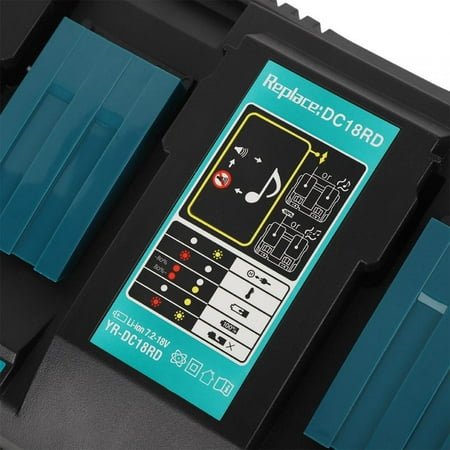 

Fugacal Double Battery Charger Professional Battery Charger For Power Tools Car