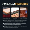 thumbnail image 5 of Hathaway Challenger 9-ft Shuffleboard Table With Dark Cherry Finish, Hardwood Playfield and Storage Cabinets, 5 of 7