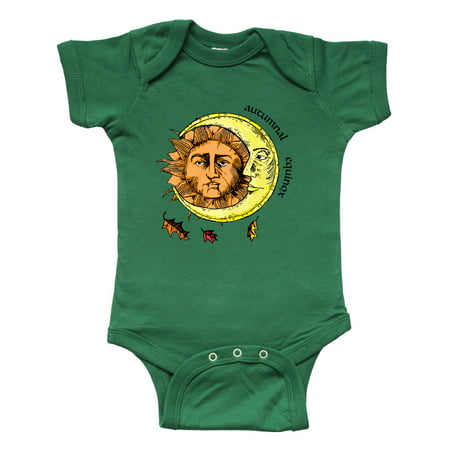 

Inktastic Autumnal Equinox Sun and Moon with Leaves Gift Baby Boy or Baby Girl Bodysuit