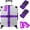 Purple, variant on 2-Sets Luggage Straps TSA Approved, Travel for Suitcase Tags Set, Adjustable Belt [Purple]