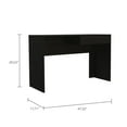 thumbnail image 4 of Boahaus Baku Modern Desk, for Adults, Black Wengue, 4 of 5