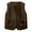 Brown, variant on Cethrio Boys Fleece Vest, Thermal Ligntweight Fall Winter Sleeveless Jackets with Pockets Brown Size 10-12