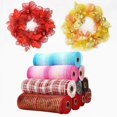 thumbnail image 4 of DIY Ribbon Bows Deco Mesh/10 Yards Gold Wire Mesh Ribbons Xmas Gift Wrapping Net, 4 of 5
