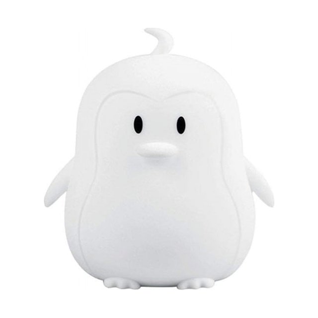 Tablero de control remoto de pingüino de luz que cambia de color con luz de silicona animal Ormromra LL-0056