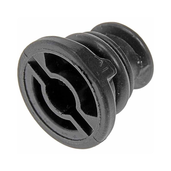 KarParts360 For Volkswagen Tiguan 2018-2025 Engine Oil Drain Plug | Nylon Material | Black | Medium Thread Type | O-Ring Gasket Type | Replacement For 6L103801, 6L103801D