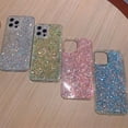 thumbnail image 5 of for iPhone Case,Luxury Crystal Bling Glitter Sparkle Sparkly Silicone Soft Shockproof Phone Case (Blue,iPhone 15 Pro Max), 5 of 6