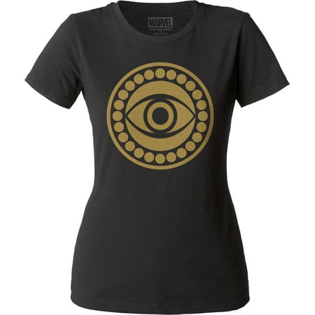 - Dr. Strange Marvel Superhero Eye Of Agamotto Juniors Crewneck T-Shirt Tee