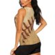 thumbnail image 3 of Balery Vintage Baseball Camiseta sin mangas estampada ligera para mujer, tops de entrenamiento sin mangas, camisetas de yoga transpirables de secado rápido.-Small, 3 of 7