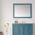 thumbnail image 3 of Vinnova Florence 48 Inch Rectangular Bathroom Vanity Framed Wall Mirror In Green - 48 inches, 3 of 5