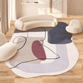 thumbnail image 2 of Luxury round large area carpet Decoration home bedroom carpet rugs for living room Irregular shape floor mats Lounge Rug My Lux Decor Round, 2 of 10