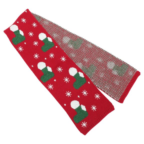 BERTDOMD Winter Warm Scarf Knitted Scarf Christmas Clothing Accessory for Kids Children
