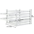 thumbnail image 2 of Dextrus Poolside Deckbox Storage Organizer measuring 64" W x 47" L x 39" H, featuring 6 Movable Hooks and Weather-resistant Pool Storage Bins, 2 of 5