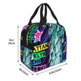 thumbnail image 3 of Lsque New York City Pattern Lunch Bag Women/Men Insulated Lunch Box,Small Leakproof Cooler Food Lunch Containers Reusable High Capacity Lunch Tote Bags, 3 of 6