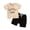 Beige, variant on TOWED22 Toddler Boy Clothes Cartoon Cotton Summer Short Sleeve T-Shirt and Shorts Kids Outfit Set 2-7 Year(Beige,2-3 Years)