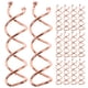 thumbnail image 1 of 20 pinzas espirales para el pelo, accesorios de peinado para mujeres y niñas, color oro rosa., 1 of 6