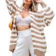 thumbnail image 3 of Txlixc Suéter de cardigan rayado femenino Txlixc moda, 3 of 8