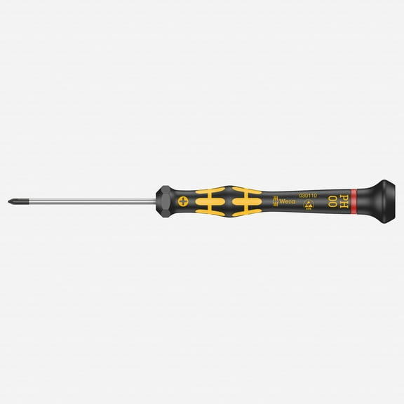 Wera ESD-Safe Precision Phillips Screwdriver #00 Round 05030110001
