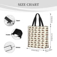 thumbnail image 3 of Honeii Colorful Armadillos Print Tote Bag, Reusable Grocery Shopping Bag,Shoulder Bag with Inner Pocket, 3 of 7
