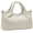 White, variant on Genuine Leather Shoulder Bags Purses and Handbags for Women Satchel Designer Cross Body Hobo Medium Size Tote