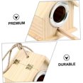thumbnail image 4 of 1 piece wooden parrot breeding box, heatinsulated birdhouse for small birds, 4 of 5