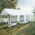 thumbnail image 6 of Uforic 13x26 ft Heavy Duty Outdoor Party Tent,Commercial Wedding Large Tent, Upgraded Galvanized Canopy with Removable Sidewall & 2 Storage Bags,Waterproof, White, 6 of 7