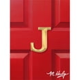 thumbnail image 1 of Michael Healy Designs MHMJ1 Monogram Letter J Door Knocker, Brass, 1 of 1