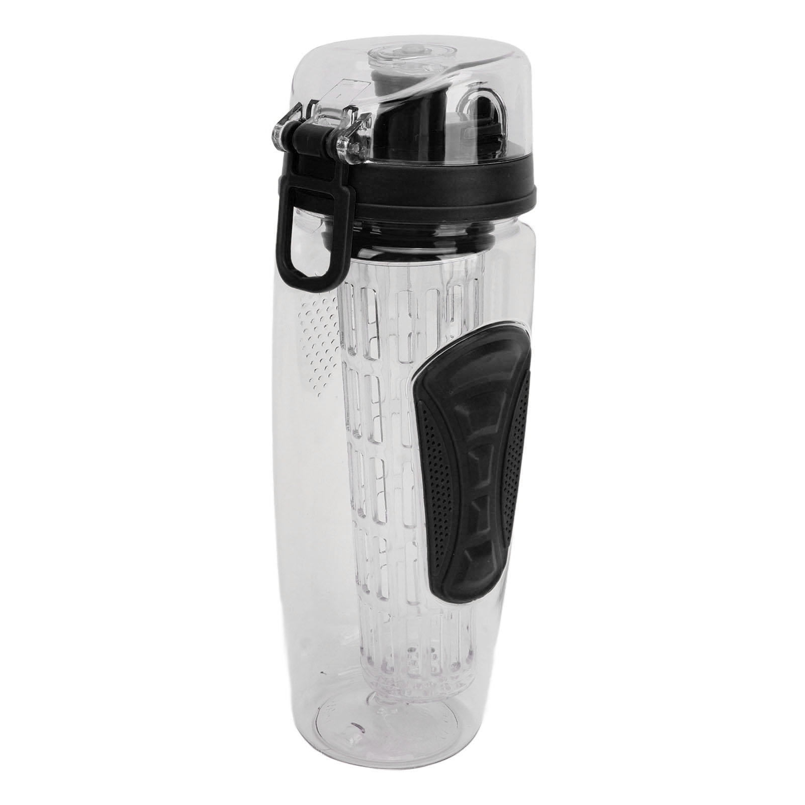 YAHHU 32oz Leakproof Fruit Infuser Water Bottle with Flip‑Top Lid, Non‑Slip Grip, Built‑In Strainer – Ideal for Workouts, Hiking & Daily Hydration