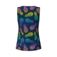 thumbnail image 5 of Haiem Retro Bright Pineapple Workout Tank Tops for Women, Athletic Sports Slim-Fit Tank Tops, Compression Sleeveless Dry Fit Shirts,Athletic Shirt-Small, 5 of 9