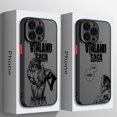 thumbnail image 4 of VINLAND-funda de teléfono SAGA Thorfinn para Apple, carcasa translúcida mate para iPhone 15, 14, 13, 12, 11, XS, Mini Pro Max, 8, XR, X, 4 of 5