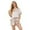 Champagne, variant on UNEEI Cotton Womens Pajama Sets, 2 Piece Soft Lounge Sets for Women, Round Neck Short Sleeve Top & Shorts Sleepwear