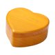 thumbnail image 3 of Caja musical con forma de corazón, adorno de madera, reproduce música, hueco, floral, multifuncional. Amarillo, 3 of 9